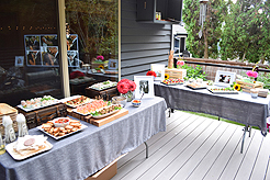 A GARDEN WEDDING RECEPTION